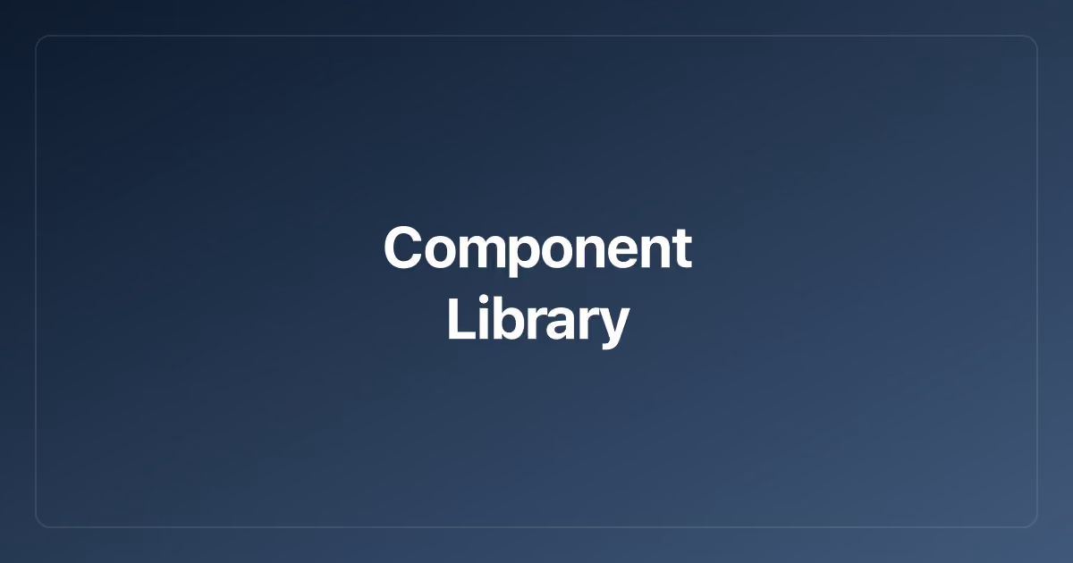 Component Library