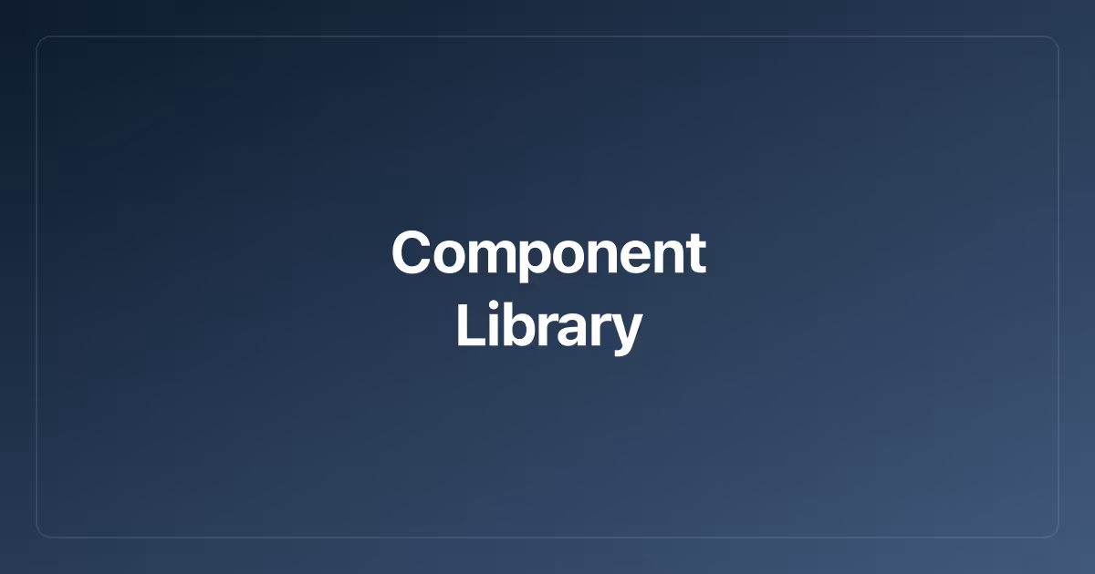 Component Library